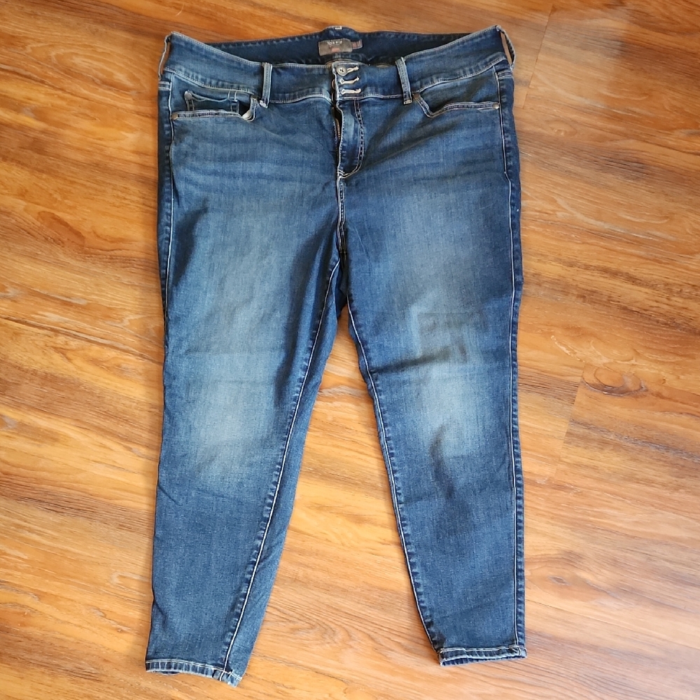 Torrid Dark Blue Jeggings, 20Short